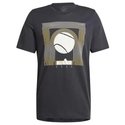 Afbeelding van adidas Performance Tshirt print, Heren, Maat: XS, Black