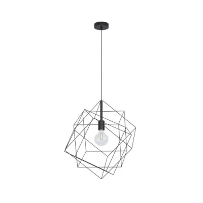 Afbeelding van EGLO Straiton Hanglamp E27 Ø 51,5 cm Zwart