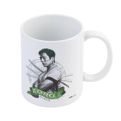 Afbeelding van Grupo Erik mok One Piece, Zoro 350 ml Officieel gelicentieerde keramische Koffie &amp; Thee Mok, Geek cadeau idee, Verjaardag of Kerstmis