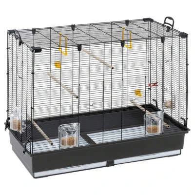 Afbeelding van Ferplast Vogelkooi Piano 6 Vogelverblijven 87x46x70 cm Zwart