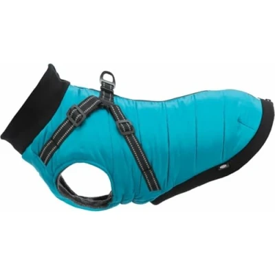Afbeelding van Trixie Hondenjas Pontis Met Tuig Aqua