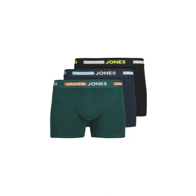 Afbeelding van Jack &amp; Jones Jacscott Solid 3 PACK SN Onderbroeken, Heren, Maat: Large, Mehrfarbig