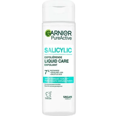 Afbeelding van Garnier Pure Active Salicylic Exfoliërende Liquid Care Verfijnt de poriën Met 7% [Niaciamide, Squalane, AHA &amp; Sallicylzuur] 120 ml
