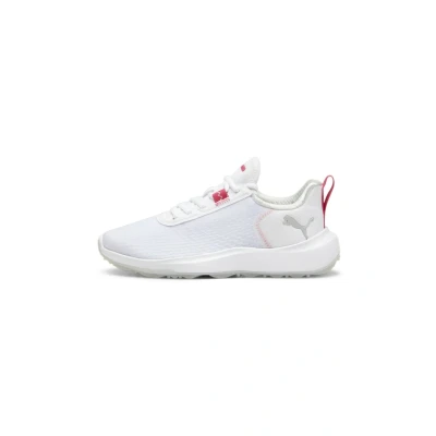 Afbeelding van Puma Golf Fusion Crush Golfschoenen, Dames, Maat: 36, White garnet rose Textiel