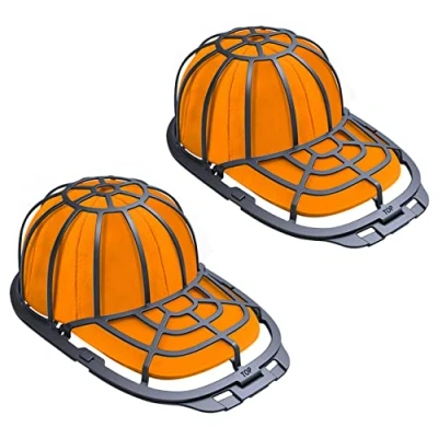 Afbeelding van 2 Pack Baseball Hat Washer Cleaning in de vaatwasser en wasmachine, Cap Washing Protector Holder Fit voor volwassen Kid&#039;s Ball Caps, zwart