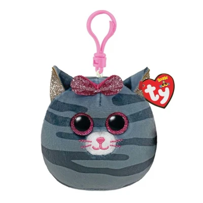 Afbeelding van TY Squish a Boo Clips Knuffel Kat Kiki 8 cm