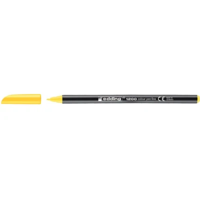 Afbeelding van edding 1200 teken/kleur stift geel 1ST 0,5 1 mm / 4 1200005