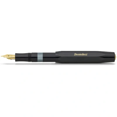 Afbeelding van Kaweco Piston Sport Classic Black/Gold FP BB