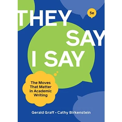Afbeelding van &quot;They Say / I Say&quot;