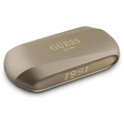 Afbeelding van Guess Draadloze hoofdtelefoon Langwerpig Metallic ENC TWS Goud (ANC, 26 h, Draadloze), Koptelefoon,
