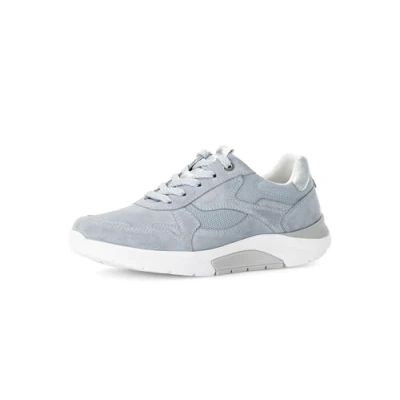 Afbeelding van Gabor Rolling Soft dames sneaker Licht blauw Maat 37,5