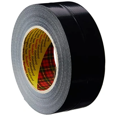 Image de 3M 2903/4850B Ruban Adhésif Toilé, 48 mm x 50 m, Noir (Lot de 1)