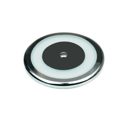Afbeelding van Led Opbouw Plafonniere Verchroomd 106mm 10 30v 3000k 6w Dimbaar