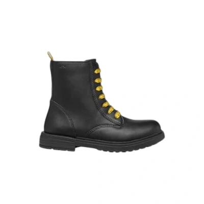 Afbeelding van Geox Eclair Veterboots voor kinderen, Maat: 37, Black yellow Kunststof