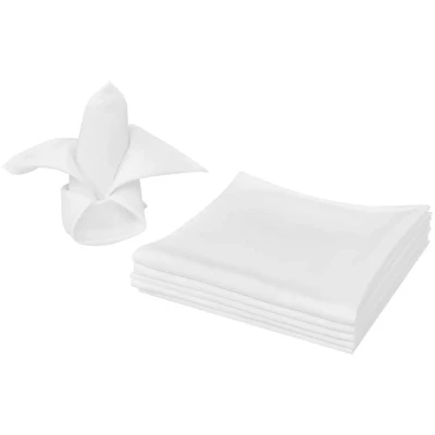 Afbeelding van Servetten wit 25 stuks 50 x cm