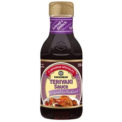Afbeelding van KIKKOMAN Teriyaki Geroosterde Knoflooksaus 250 ml (Set van 3)