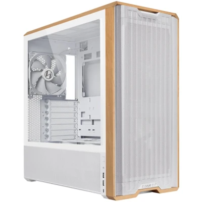Afbeelding van Lian Li Lancool LAN217W Midtowermodel ATX wit, hout