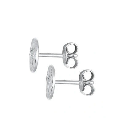 Afbeelding van Elli Ornament Oorbellen silvercoloured, Dames, Maat: One Size, Silver coloured