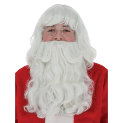Image de Barbe pere noel platine super luxe 38 cm