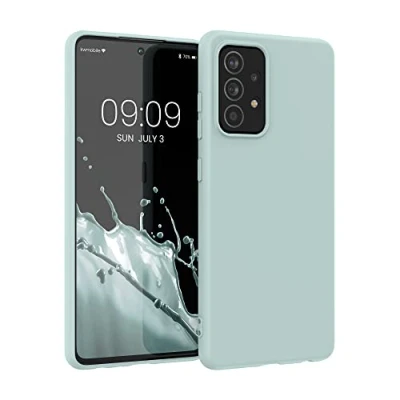 Afbeelding van kwmobile telefoonhoesje geschikt voor Samsung Galaxy A52 / 5G A52s Hoesje smartphone Back cover in cool mint