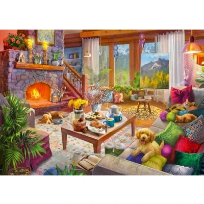 Afbeelding van Legpuzzel Gezellige Hut, 1000st.