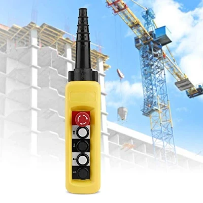 Afbeelding van Fafeicy Kraan drukknopschakelaar, kraanschakelaar, lift controller, 4 knoppen, ABS kunststof