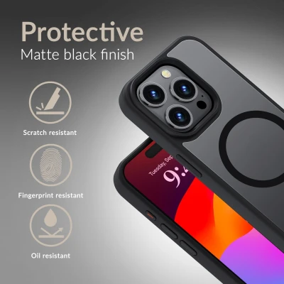 Afbeelding van Mobilize MagSafe Compatible Hybrid Case Apple iPhone 16 Pro Black