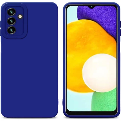Afbeelding van Cadorabo Hoesje geschikt voor Samsung Galaxy A13 5G in Fluid BLAUW Beschermhoes gemaakt van flexibel TPU silicone Cover Case
