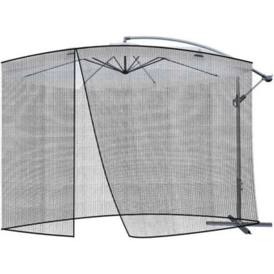 Afbeelding van Malatec Muskietennet Voor Tuinparasol 3,5M Zwart