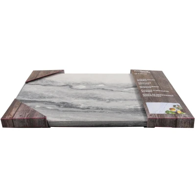 Afbeelding van Hit Trading Snijplank Van Marmer 30 X 40 Cm Grijs