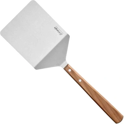 Afbeelding van Triangle Burger Spatel met Kersenhout 14x14 cm Ideaal voor BBQ