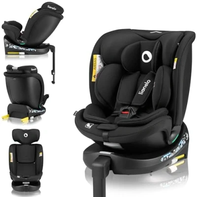 Afbeelding van Lionelo Navy i Size Autostoeltje Draaibare 360 EasyTurn ISOFIX 40 150cm Groep 0 1 2 3
