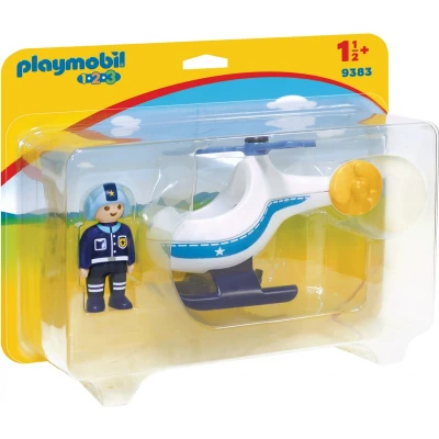 Afbeelding van PLAYMOBIL 1.2.3 Politiehelikopter 9383