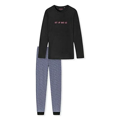Afbeelding van Schiesser Organic Cotton Pyjama voor kinderen, Maat: 152, Schwarz