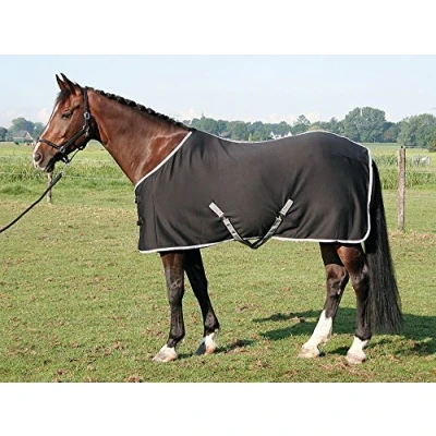 Afbeelding van Harry&#039;s Horse Jersey Cooler Deken Zwart 145/195