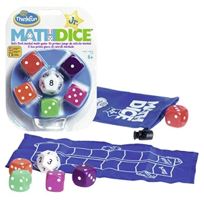 Image de Jeu Think Fun Math dice Jr. 18x13 +6 ans