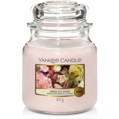 Afbeelding van Yankee Candle Fresh Cut Roses Geurkaars 411 gram