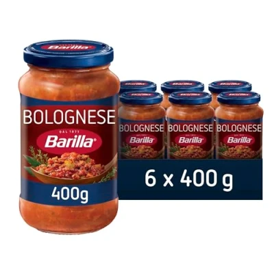 Image de Barilla Lot de 6 sauces à pâtes Bolognese (6 x 400 g)