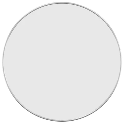 Afbeelding van vidaXL Wandspiegel zilver Ø 50 cm rond