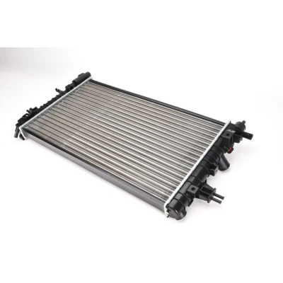 Afbeelding van THERMOTEC D7X055TT Radiateur Aluminium, Kunststof voor voertuigen met/zonder airco 378 605 23 Handgeschakeld Koelribben mechanisch gelast
