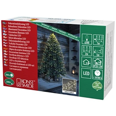 Afbeelding van Konstsmide 6391 180 LED engelenhaar Diamanten Warmwit