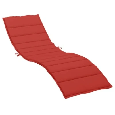 Afbeelding van vidaXL Ligstoelkussen, rood, 200 x 50 3 cm, Oxford stof