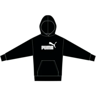 Afbeelding van ESS No. 1 logo hoodie voor Dames, Zwart, Maat 13 14Y PUMA