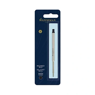 Image de Waterman recharge d’encre pour stylo bille pointe fine encre noire 1