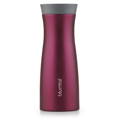Afbeelding van Blumtal Lekvrije Thermosbeker London Roestvrijstalen Koffiemok 380 ml Berry