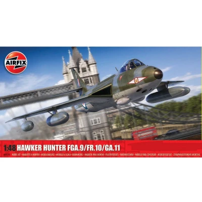 Afbeelding van 1:48 Airfix 09192 Hawker Hunter FGA.9/FR.10/GA.11 Plastic Modelbouwpakket