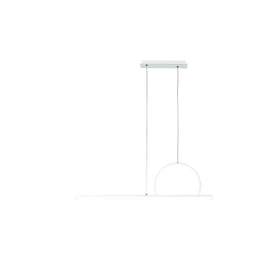 Afbeelding van LED hanglamp Kitesurf, 2 lamps, wit