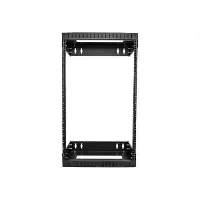 Image de StarTech.com Baie de Brassage Murale 19 pouces 18U Rack Mural Profondeur Réglable 12 20&quot; Réseau ouvert Équipement AV/Data/IT &amp; Switch Informatique (RACK 20 WALL OA) cadre 2 montants montable sur mur