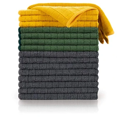 Afbeelding van Blumtal microvezeldoeken autodroogdoek XXL auto droogdoek 355 GSM streepvrije microvezeldoek autoverzorging pluisvrije 30 x 40 cm, set van 8