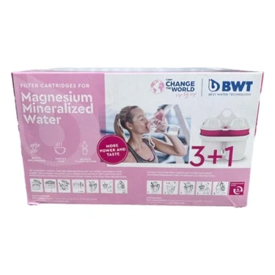 Afbeelding van BWT 1 Kartusche + 3 Öko Refill Mg²+ 0836600 Filter Wit